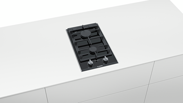 Bosch PRB3A6B70 Siyah Cam 2 Gözlü Doğalgazlı Ankastre Ocak