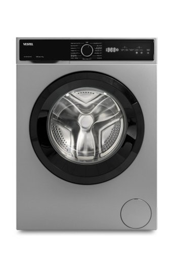 Vestel CMI 98122 G 9 kg 1200 Devir A+++ Enerji Sınıfı Buharlı Gri Solo Çamaşır Makinesi
