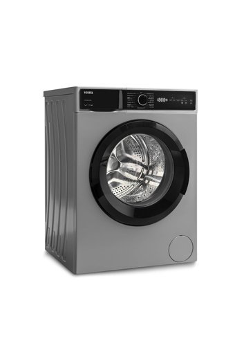 Vestel CMI 98222 G 9 kg 1200 Devir A Enerji Sınıfı Buharlı Gri Solo Çamaşır Makinesi