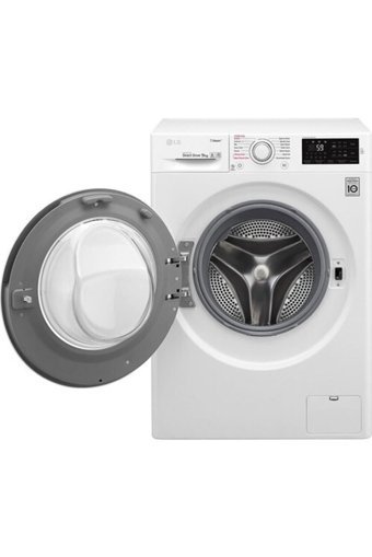 LG F4J6VYP0W 9 kg 1400 Devir A+++ Enerji Sınıfı Buharlı Beyaz Solo Çamaşır Makinesi