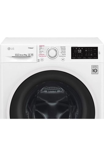 LG F4J6VYP0W 9 kg 1400 Devir A+++ Enerji Sınıfı Buharlı Beyaz Solo Çamaşır Makinesi