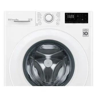 LG F4R3TYW3WE 8 kg 1400 Devir D Enerji Sınıfı Beyaz Solo Çamaşır Makinesi