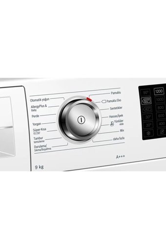 Bosch WAT46H0TR 9 kg 1200 Devir A+++ Enerji Sınıfı Beyaz Solo Çamaşır Makinesi