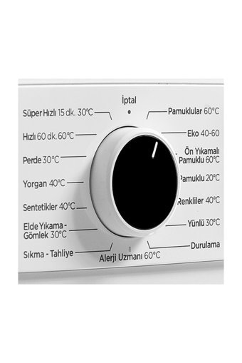 Vestel CMI 96101 9 kg 1000 Devir A+++ Enerji Sınıfı Buharlı Beyaz Solo Çamaşır Makinesi
