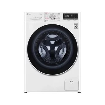 LG F4R5VYW0W 9 kg 1400 Devir D Enerji Sınıfı Buharlı Beyaz Kurutmalı Solo Çamaşır Makinesi