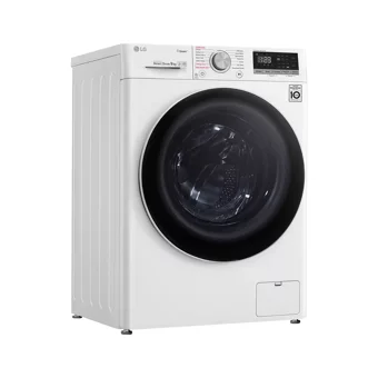 LG F4R5VYW0W 9 kg 1400 Devir D Enerji Sınıfı Buharlı Beyaz Kurutmalı Solo Çamaşır Makinesi
