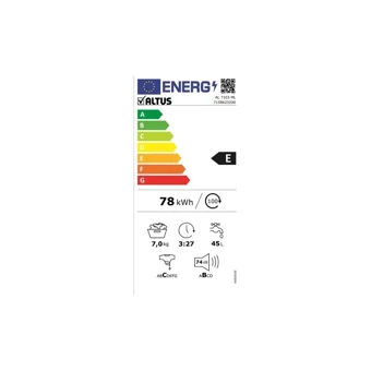 Altus 7103 ML 7 kg 1000 Devir E Enerji Sınıfı Beyaz Solo Çamaşır Makinesi
