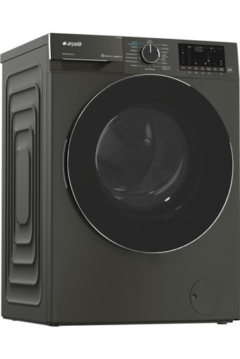 Arçelik 1060 YKMG 10 kg 1400 Devir D Enerji Sınıfı Buharlı Gri Kurutmalı Solo Çamaşır Makinesi