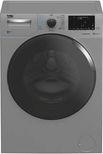 Beko BK 850 YKI 8 kg 1400 Devir A Enerji Sınıfı Buharlı İnox Kurutmalı Solo Çamaşır Makinesi