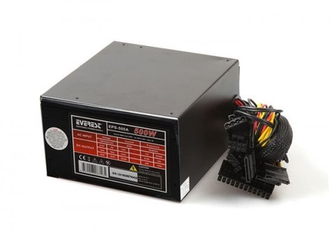 Everest EPS-500A 500 W 80+ Gold Tam Modüler Powersupply