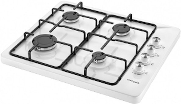 Eminçelik SH 3140 WE60 Emaye 4 Gözlü Doğalgazlı Set Üstü Beyaz Ocak