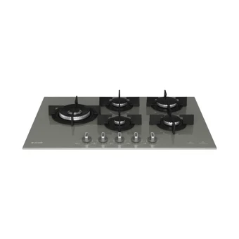 Arçelik OCD T 752 DWKG Wok Gözlü Gri Cam 5 Gözlü Doğalgazlı Ankastre Ocak