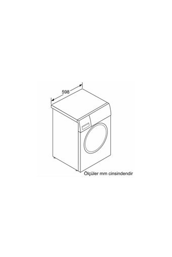 Profilo CMJ1018XTR 8 kg 1000 Devir A+++ Enerji Sınıfı İnox Solo Çamaşır Makinesi