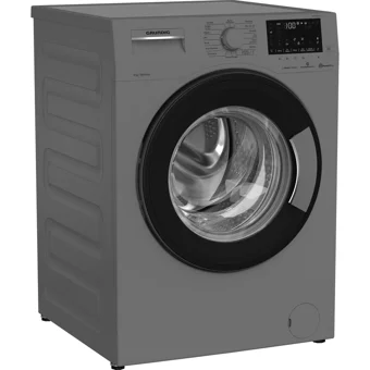 Grundig GWM 81013 S 8 kg 1000 Devir C Enerji Sınıfı Buharlı Gri Solo Çamaşır Makinesi