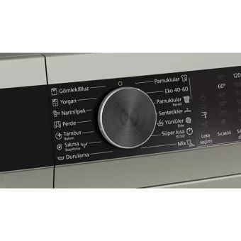 Siemens WG52A2XVTR 10 kg 1200 Devir C Enerji Sınıfı Gümüş Solo Çamaşır Makinesi