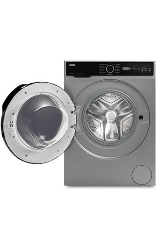 Vestel KCMI 98142 G 9 kg 1400 Devir B Enerji Sınıfı Buharlı Gri Kurutmalı Solo Çamaşır Makinesi