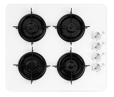 Luxell LX-40TS-HDF Beyaz Cam 4 Gözlü Doğalgazlı Set Üstü Ocak
