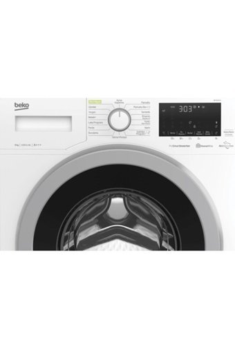 Beko BK 9120 CS 9 kg 1200 Devir A+++ Enerji Sınıfı Buharlı Beyaz Solo Çamaşır Makinesi
