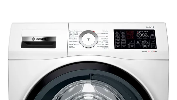 Bosch WDU28560TR 10 kg 1400 Devir A Enerji Sınıfı Beyaz Kurutmalı Solo Çamaşır Makinesi