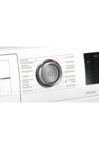 Bosch WAL28PH0TR 10 kg 1400 Devir C Enerji Sınıfı Beyaz Solo Çamaşır Makinesi