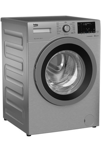 Beko BK 9121 BTI 9 kg 1200 Devir A Enerji Sınıfı Buharlı İnox Solo Çamaşır Makinesi