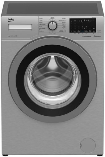 Beko BK 9121 BTI 9 kg 1200 Devir A Enerji Sınıfı Buharlı İnox Solo Çamaşır Makinesi