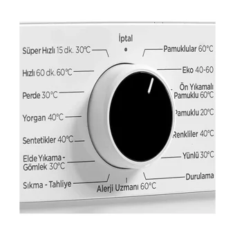 Vestel CMI 106121 10 kg 1200 Devir A+++ Enerji Sınıfı Beyaz Solo Çamaşır Makinesi