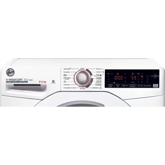 Hoover H3DS495TAME 9 kg 1400 Devir D Enerji Sınıfı Buharlı Beyaz Kurutmalı Solo Çamaşır Makinesi