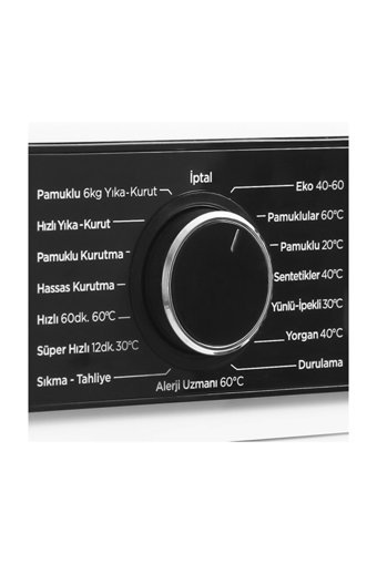 Vestel KCMI 98142 9 kg 1400 Devir B Enerji Sınıfı Buharlı Beyaz Kurutmalı Solo Çamaşır Makinesi