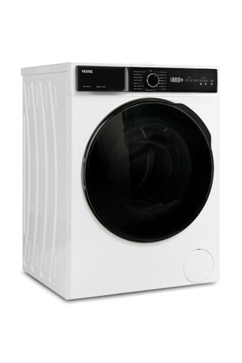 Vestel KCMI 98142 9 kg 1400 Devir B Enerji Sınıfı Buharlı Beyaz Kurutmalı Solo Çamaşır Makinesi