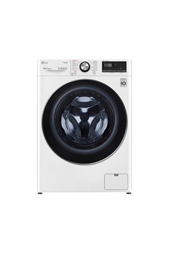 LG F4V3VRW0WE 9 kg 1200 Devir E Enerji Sınıfı Buharlı Beyaz Kurutmalı Solo Çamaşır Makinesi