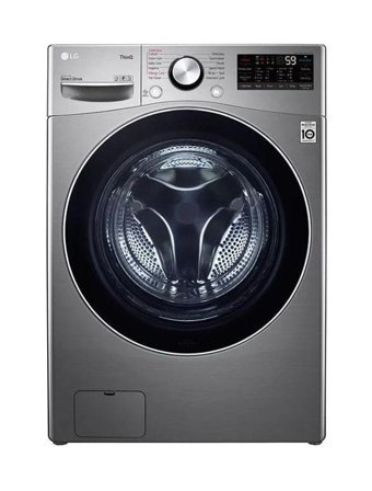LG F0L9DGP2S 14 kg 1200 Devir E Enerji Sınıfı Buharlı Gri Kurutmalı Solo Çamaşır Makinesi