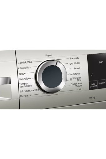Bosch WGA252XVTR 10 kg 1200 Devir A+++ Enerji Sınıfı Gümüş Solo Çamaşır Makinesi