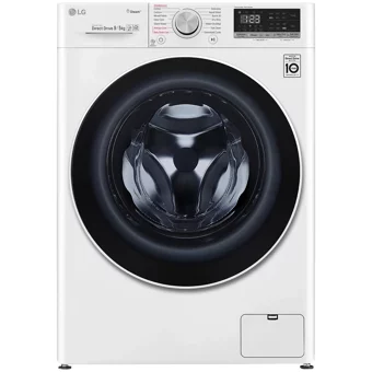 LG F4R5VGW0W 9 kg 1400 Devir E Enerji Sınıfı Buharlı Beyaz Kurutmalı Solo Çamaşır Makinesi