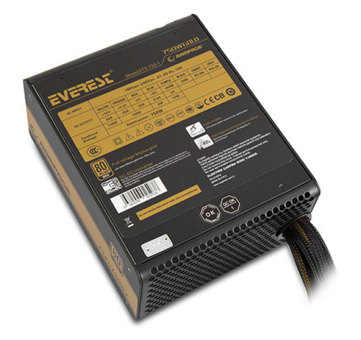 Everest ETX-750-1 750 W 80+ Gold Tam Modüler Powersupply