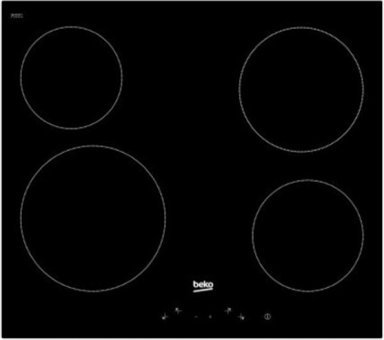 Beko AOV 64400 S Siyah Cam 4 Gözlü Dokunmatik Elektrikli Ankastre Ocak