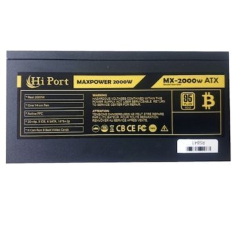 Hi Port MX-2000W 2000 W 80+ Gold Tam Modüler Powersupply
