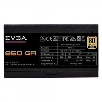 Evga 850 GA 850 W 80+ Gold Tam Modüler Powersupply