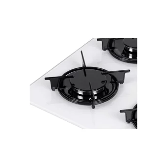 Vestel AO-6104 B Beyaz Cam 4 Gözlü Doğalgazlı Ankastre Ocak