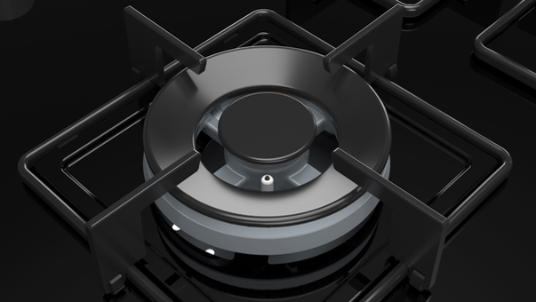 Bosch PNQ7B6O12O Wok Gözlü Siyah Cam 5 Gözlü Doğalgazlı Ankastre Ocak