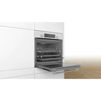 Bosch POP6C2O10O Beyaz Cam 4 Gözlü Doğalgazlı Ankastre Ocak
