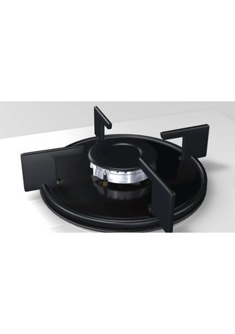Bosch POH6C2O10O Wok Gözlü Beyaz Cam 4 Gözlü Doğalgazlı Ankastre Ocak