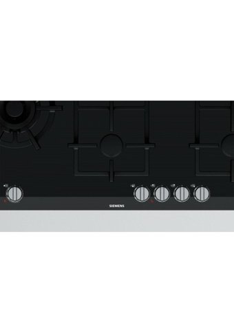 Siemens ER9A6SD70 Wok Gözlü Siyah Cam 5 Gözlü Doğalgazlı Ankastre Ocak