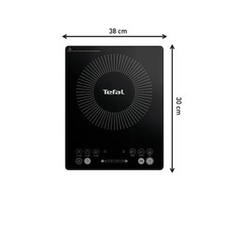 Tefal IH2018 Siyah Cam 1 Gözlü Dokunmatik İndüksiyonlu Set Üstü Ocak