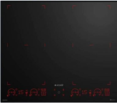 Arçelik OI 660 CS Siyah Cam 4 Gözlü İndüksiyonlu Ankastre Ocak