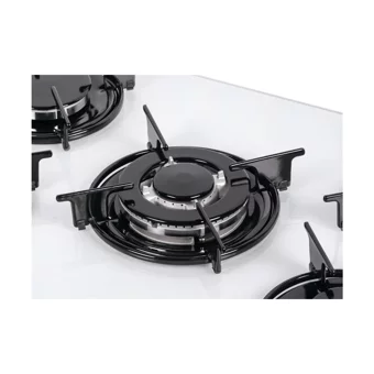 Vestel AO-71159 YB-W Wok Gözlü Beyaz Cam 5 Gözlü Doğalgazlı Ankastre Ocak