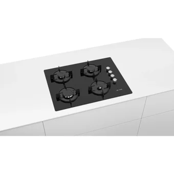 Siemens EO7C6PO10O Siyah Cam 4 Gözlü Doğalgazlı Ankastre Ocak