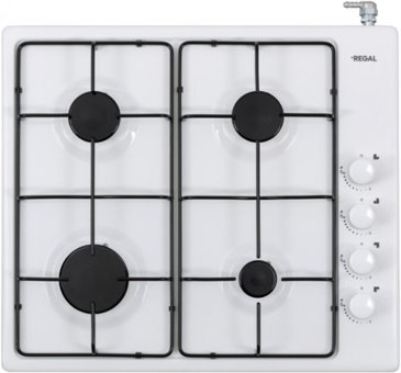 Regal SO 6040 B Emaye 4 Gözlü Doğalgazlı Set Üstü Beyaz Ocak