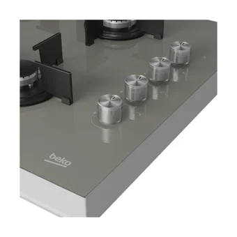 Beko BSTOC 828 G Gri Cam 4 Gözlü Doğalgazlı Set Üstü Ocak