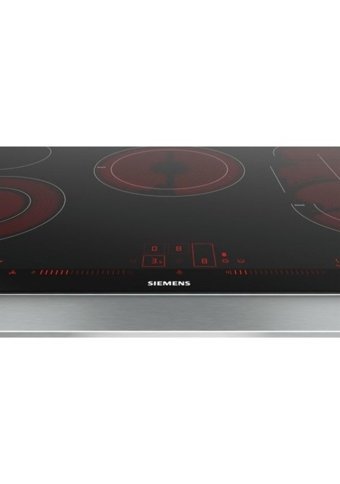 Siemens ET875LMV1D Siyah Cam 5 Gözlü Dokunmatik Elektrikli Ankastre Ocak